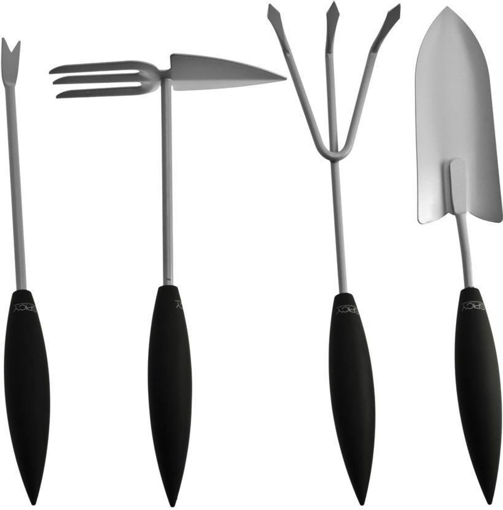 Legnoart Garten-Set Edelstahl Gummi Schwarz GT-1B