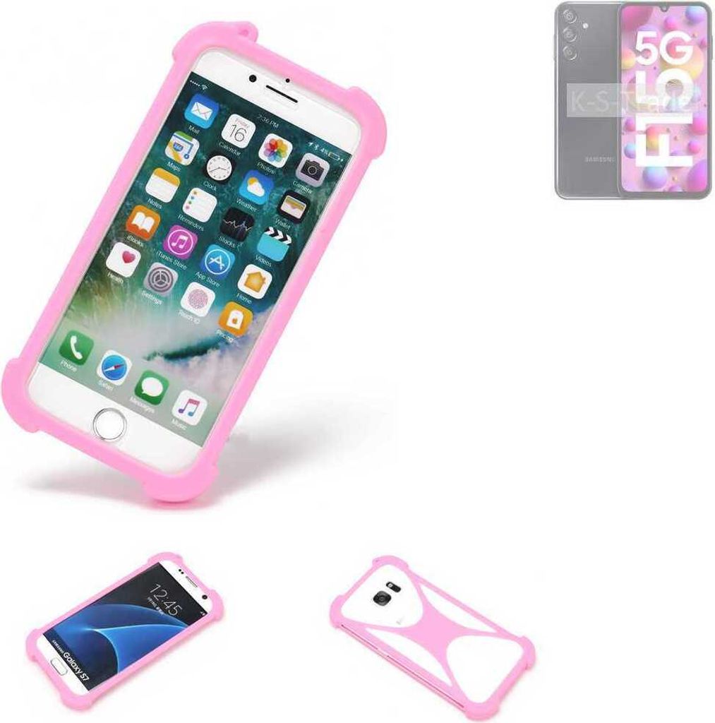 K-S-Trade Handy Hülle kompatibel mit Samsung Galaxy F15 5G Schutz Hülle Bumper Silikon Schutz Hülle Cover Case Silikoncase Silikonbumper TPU