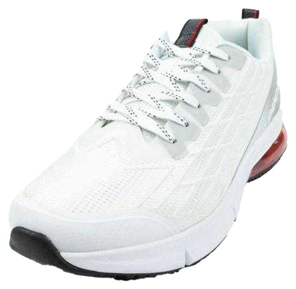 Ducati - Logo Sneaker für Herren, Niedrig geschnitten PP10669 (44 EU) (Weiß)