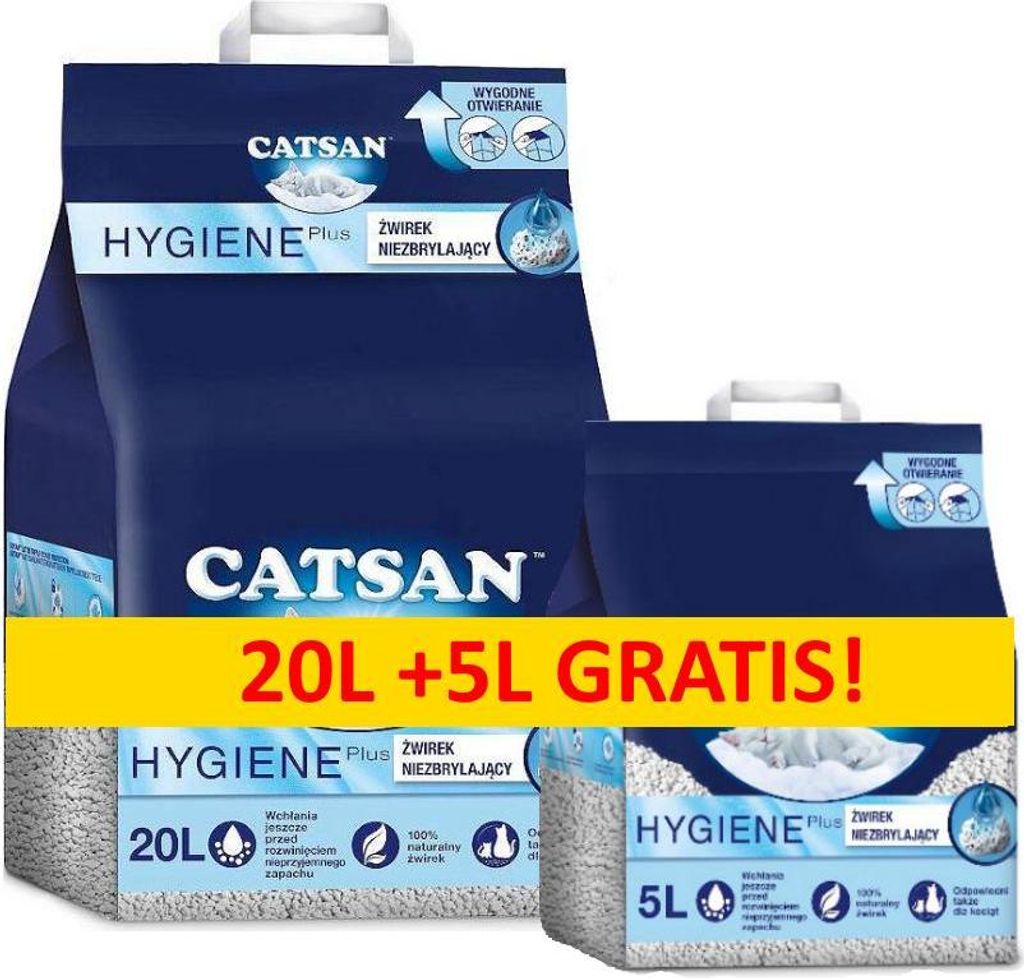 Catsan Katzenstreu Catsan Hygiene Plus 20l. Katzenstreu