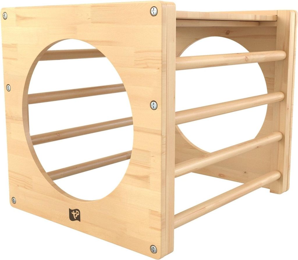 Kletterwürfel MONTESSORI Braun