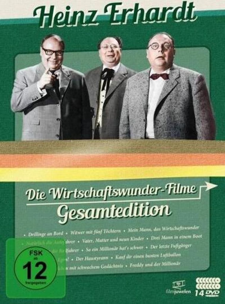 Heinz Erhardt Wirtschaftswunder Gesamtedition. 14 DVDs