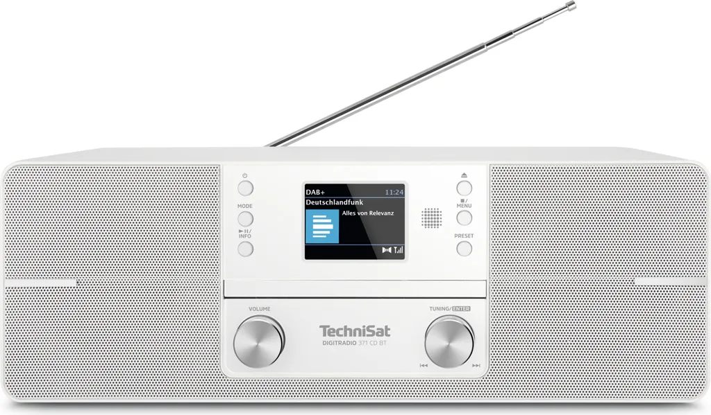 TechniSat DIGITRADIO 371 CD BT - Radio Stéréo DAB+ avec Lecteur CD et USB