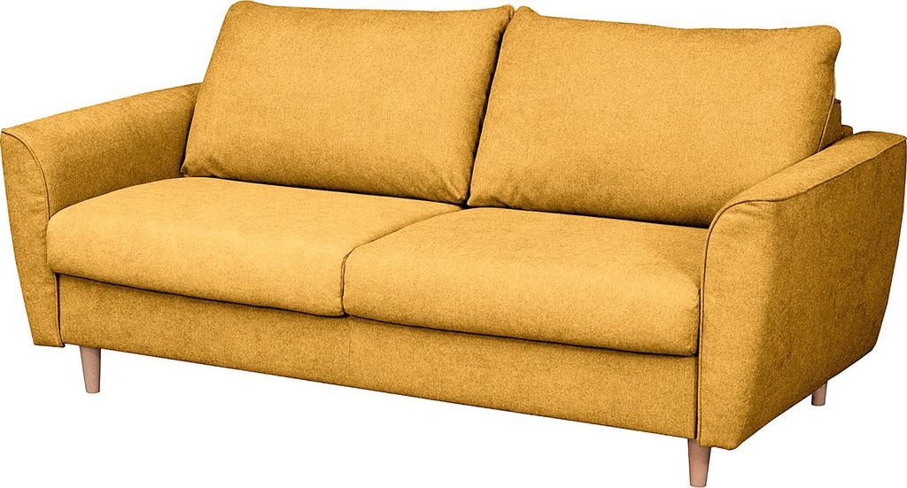 SCHLAFSOFA mit Matratze - Webstoff
