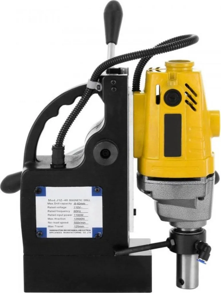 Perceuse magnétique 1100W haute précision avec forets HSS pour acier - 2
