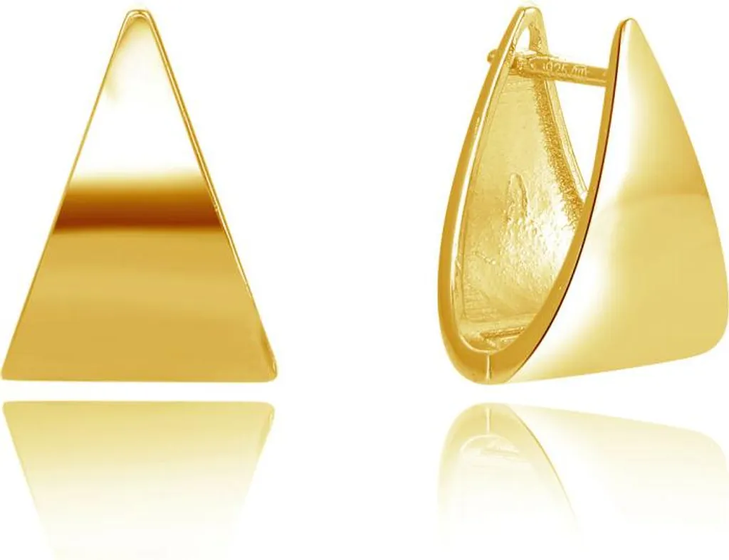 Boucles d'oreilles plaquées or AGUC2677-GOLD : le bijou idéal de soirée