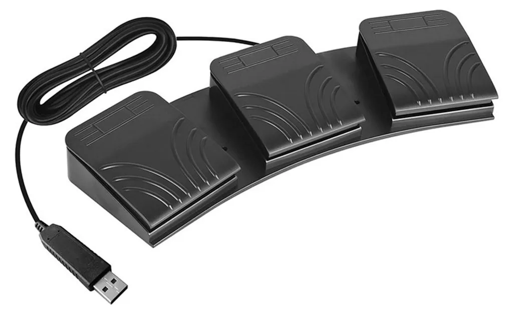 Commutateur de pied USB actionnable pour commande PC et instruments