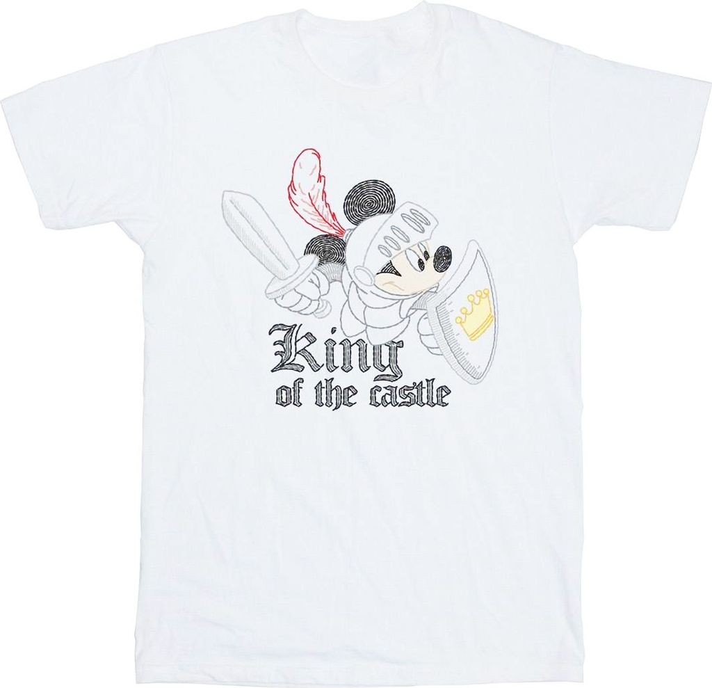 Disney - "King Of The" T-Shirt für Herren BI42438 (XXL) (Weiß)