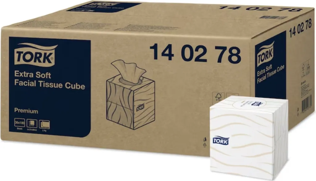 Boîte de Mouchoirs Kärcher Format Cube pour Bureau et Accueil 3000 pcs
