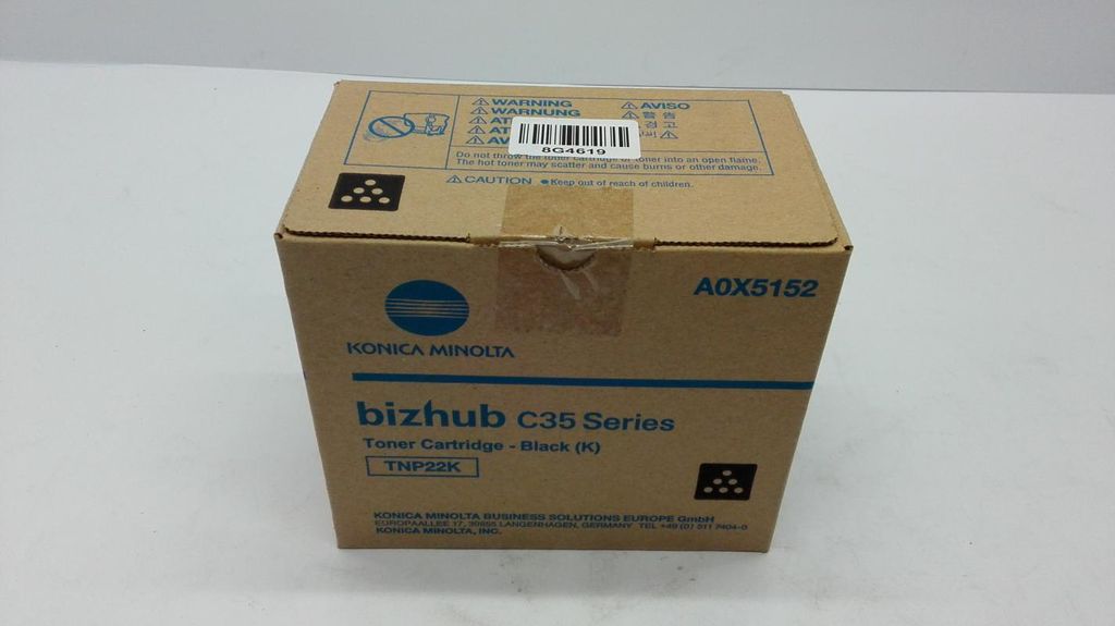 Konica Minolta TNP22K, 6000 Seiten, Schwarz, 1 Stück(e) Produktbild 