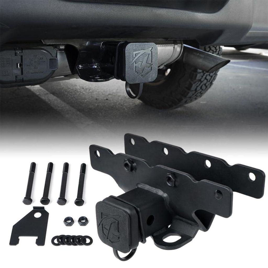 Set van 5,1 cm trekhaak, compatibel met de Jeep Wrangler Productafbeelding 
