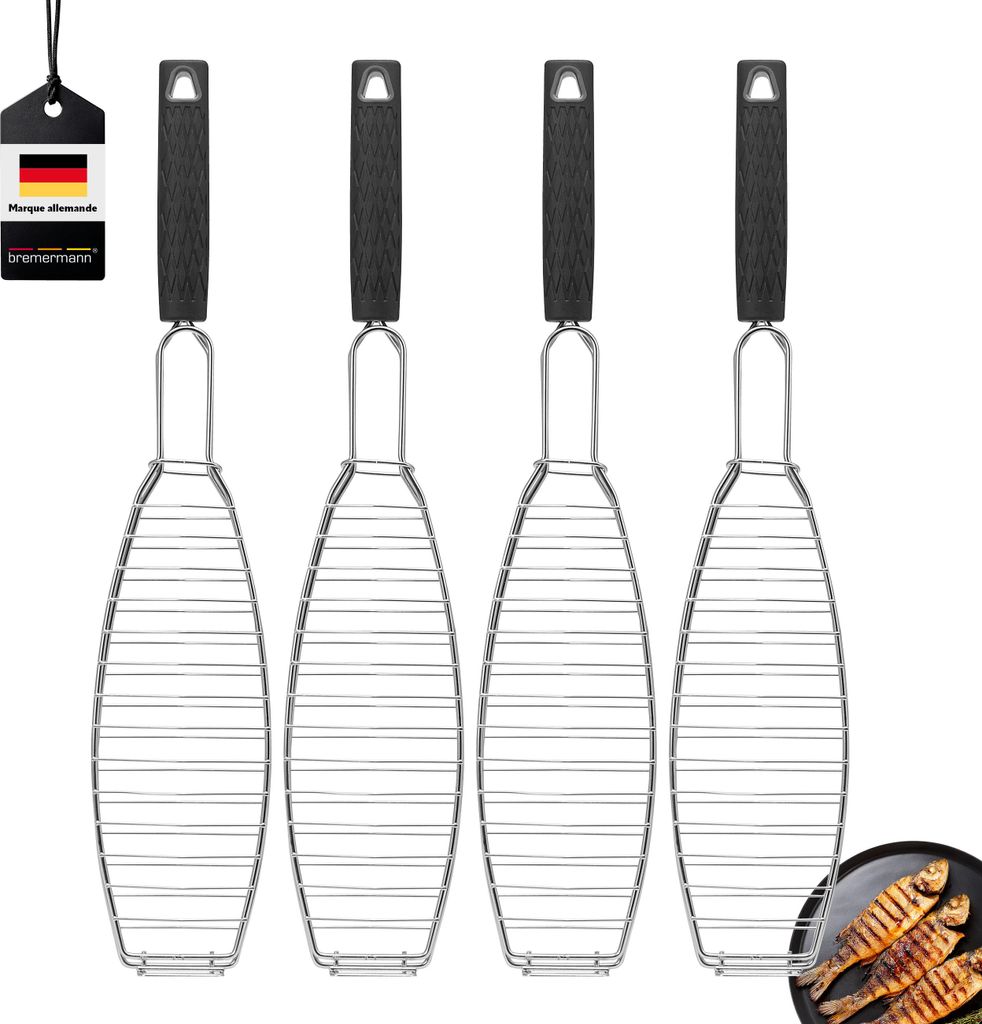 bremermann Porte-poisson-gril, set de 4 Porte-poisson, gril Image du produit 