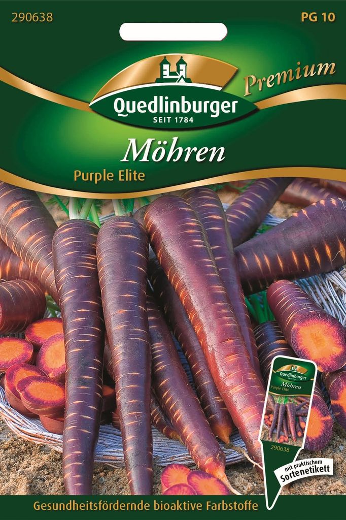 Möhren Purple Elite Quedlinburger Gemüsesamen Produktbild 