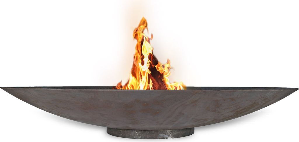 CLGarden Feuerschale XXXL Cortenstahl 200 cm Durchmesser 2 m und 4,5 mm Materialstärke Garten Feuerstelle Metallschale