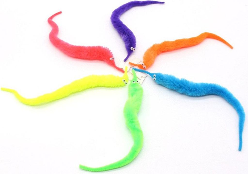 Magical Worm Toys Wiggly Twisty Fuzzy Carnival Party Favours Kids GiftMöbel & Wohnen, Feste & Besondere Anlässe, Party- & Eventdekoration!
