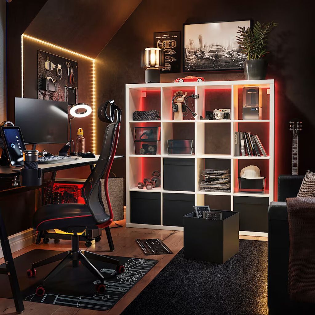 IKEA Kallax Weiß Regal 147x147 Produktbild 3
