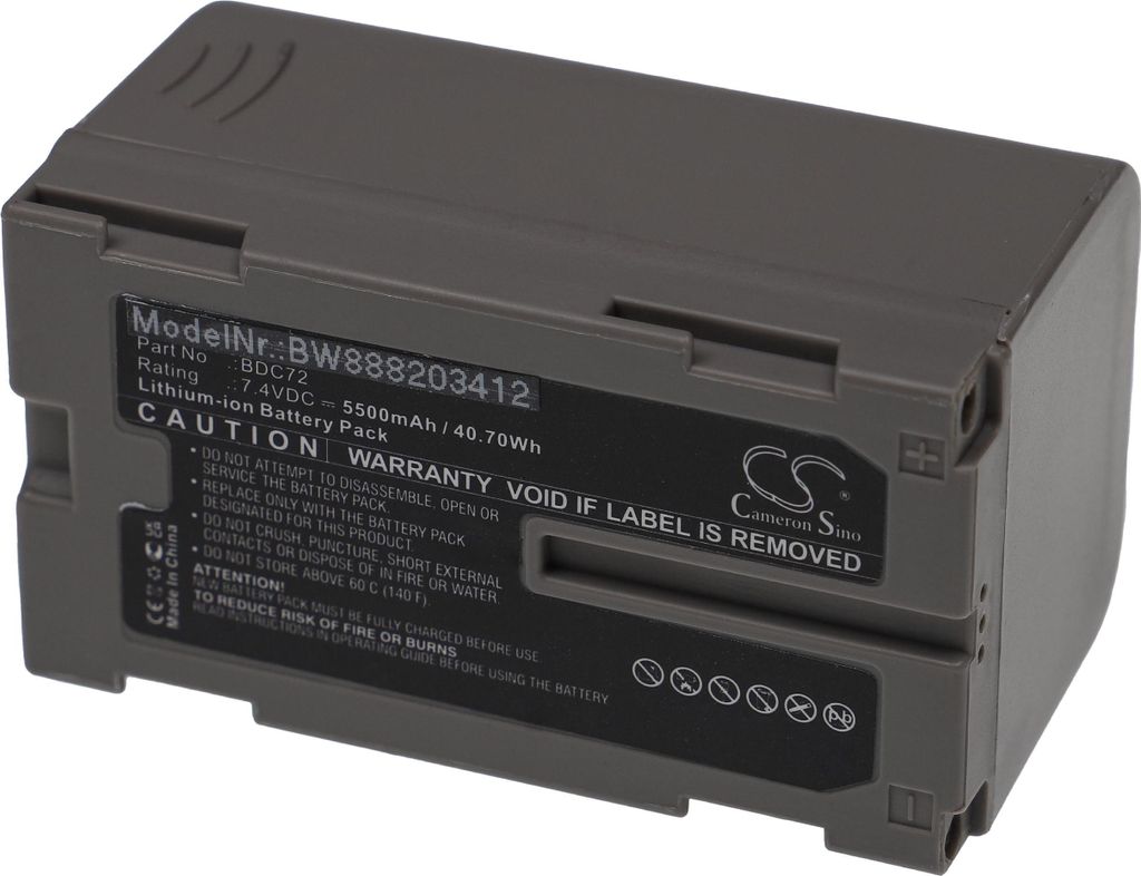 vhbw Akku Ersatz für Sokkia BDC72 für Messgerät (5500 mAh, Produktbild 