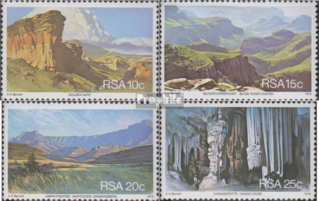 Briefmarken Südafrika 1978 Mi 548-551 (kompl.Ausg.) postfrisch Tourismus