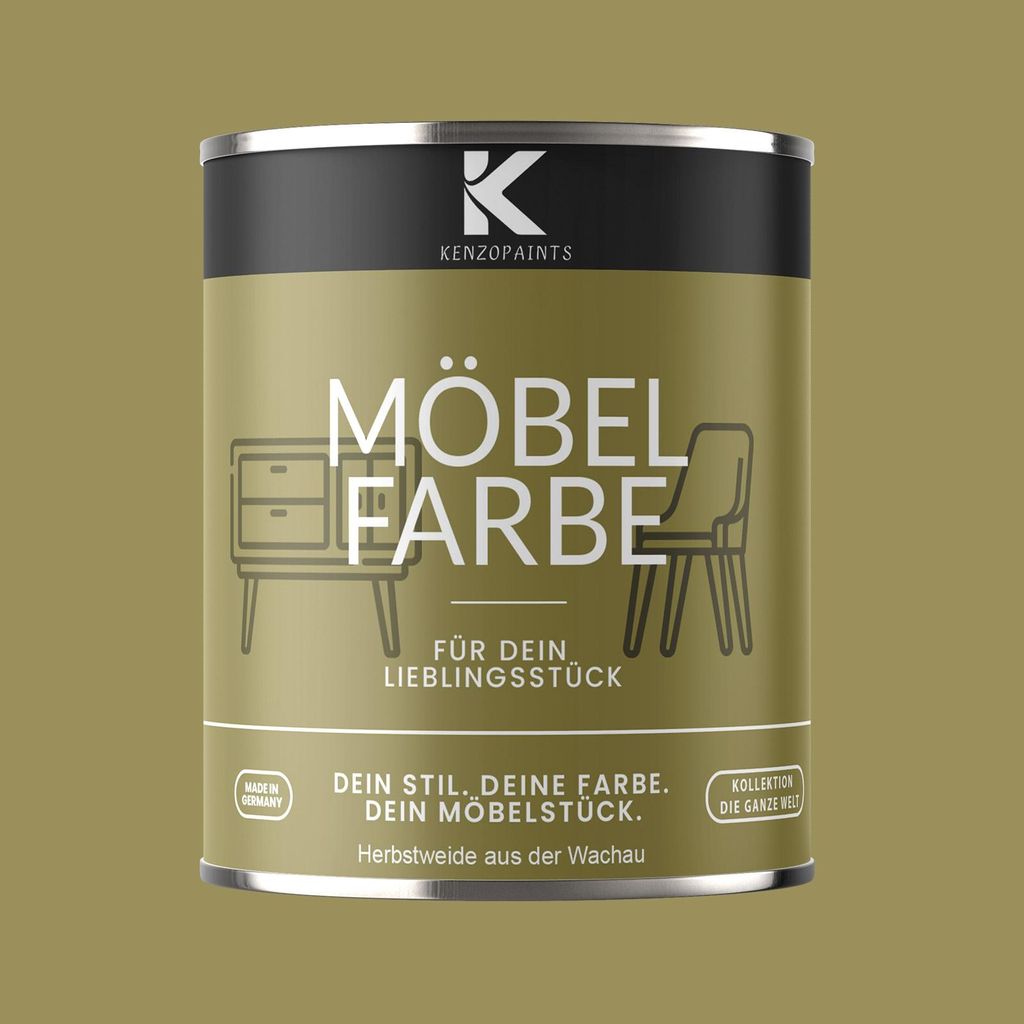 Kenzopaints 750ml Möbelfarbe Möbellack - Herbstweide aus der Wachau