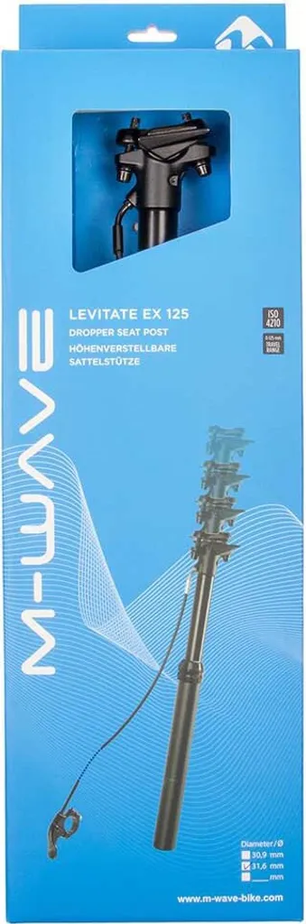 Tige de selle réglable en hauteur M-Wave Levitation ex Ø30,9 mm VTT 475mm