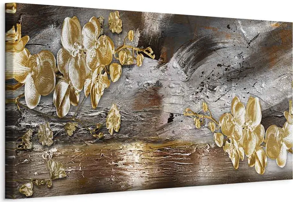 Offerta Quadro Giardino d'Oro 135x45 - Stampe su Tela TNT Prezzo Outlet