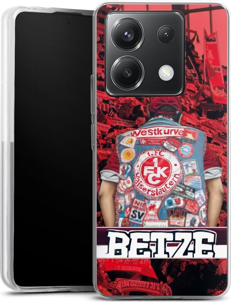 DeinDesign Handyhülle für Xiaomi Poco X6 Silikon Hülle Case Smartphone Schutzhülle 1. FC Kaiserslautern 1. FCK Offizielles Lizenzprodukt