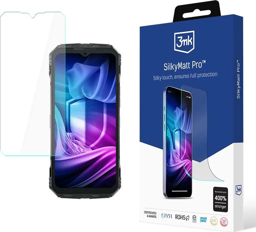 3mk Silky Matt Pro per Doogee S Punk: Pellicola Anti-Urto 400%