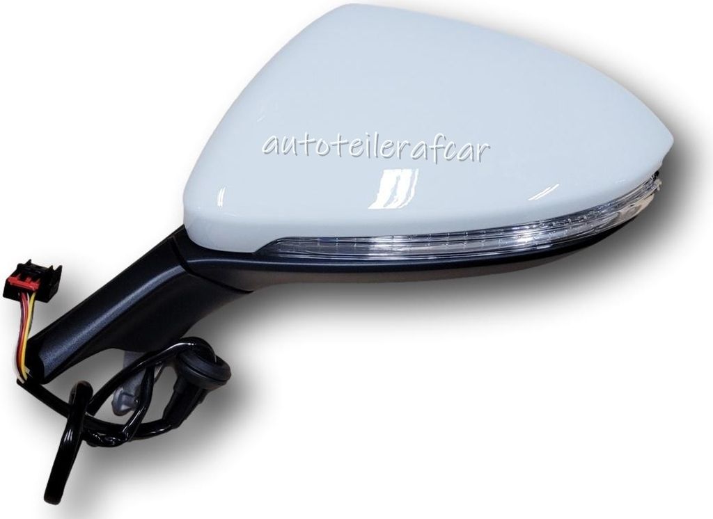 Außenspiegel Spiegel links elektrisch für Für VW GOLF VII 2012 - 21 weiss LC9A