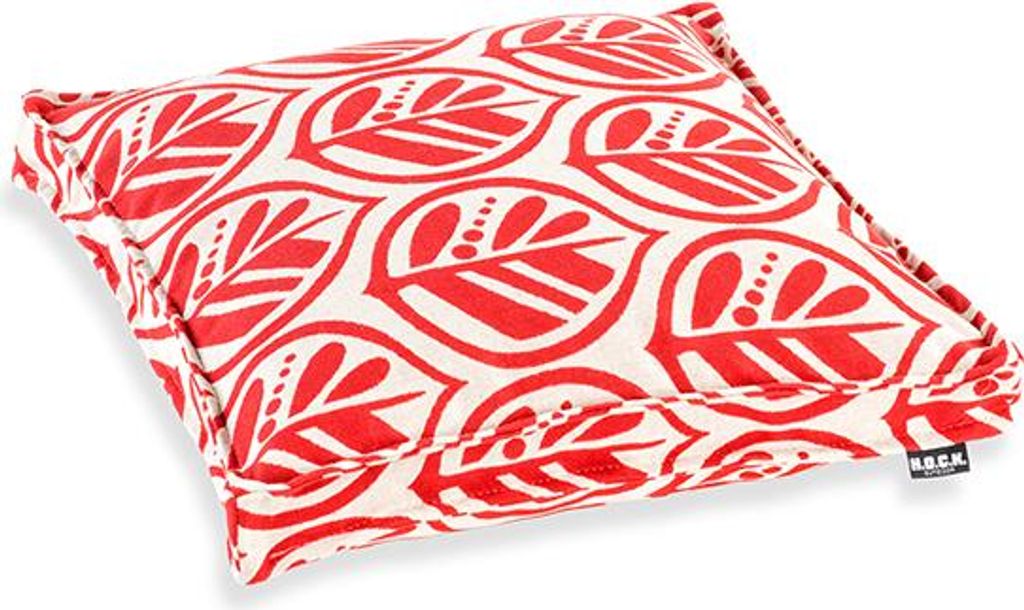 H.O.C.K. Graf Outdoor Stuhlkissen 40x40x5cm red col. 5
