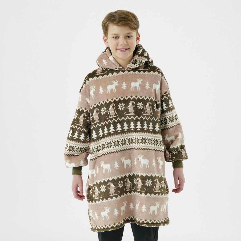 Textino Hoodie Lapland 60x90 cm Grün Geometric