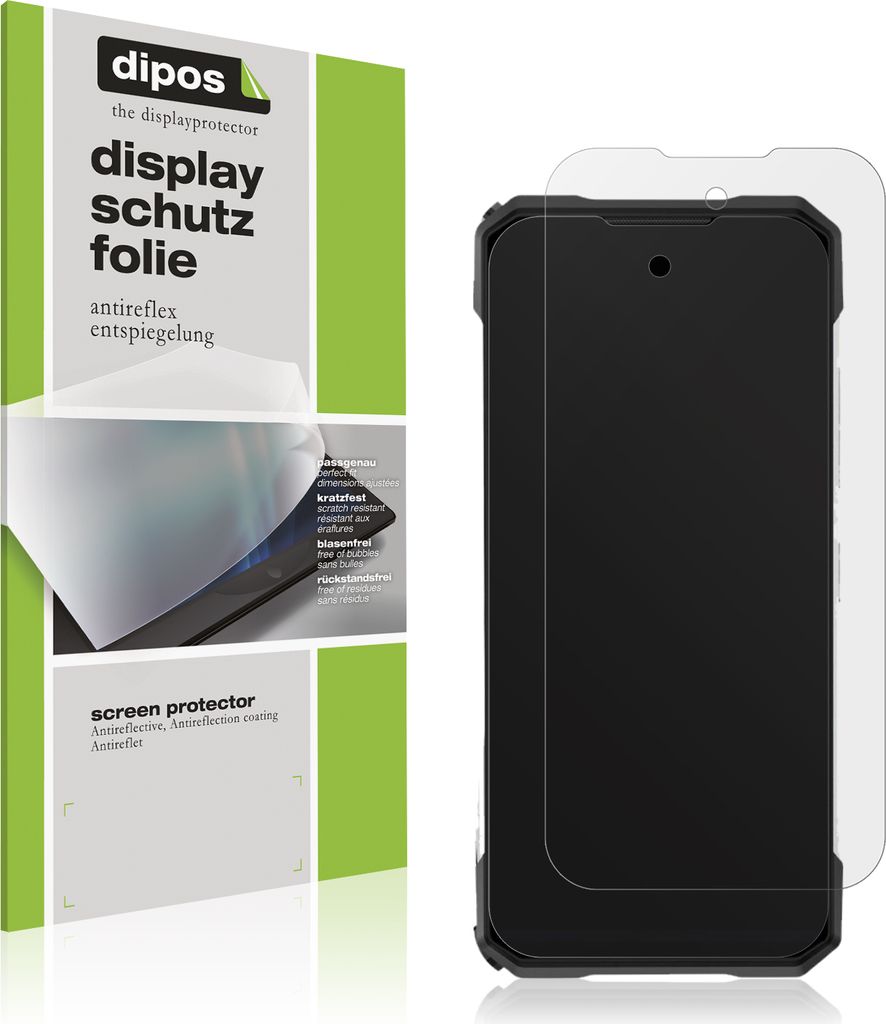 4x Schutzfolie für Doogee S200 Plus matt Displayschutzfolie Folie Display Schutz dipos