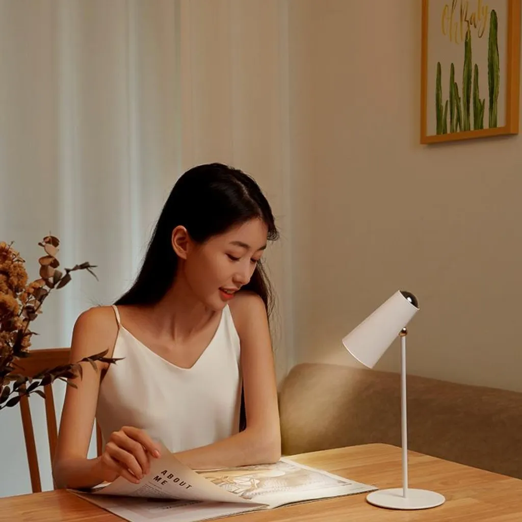 Lampe de Bureau Projecteur Sunset avec Batterie Rechargeable Sans Fil - 4