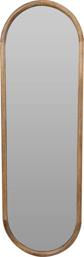 Großer Wandspiegel in einem Holzrahmen, 36 x 2,5 x 115 cm