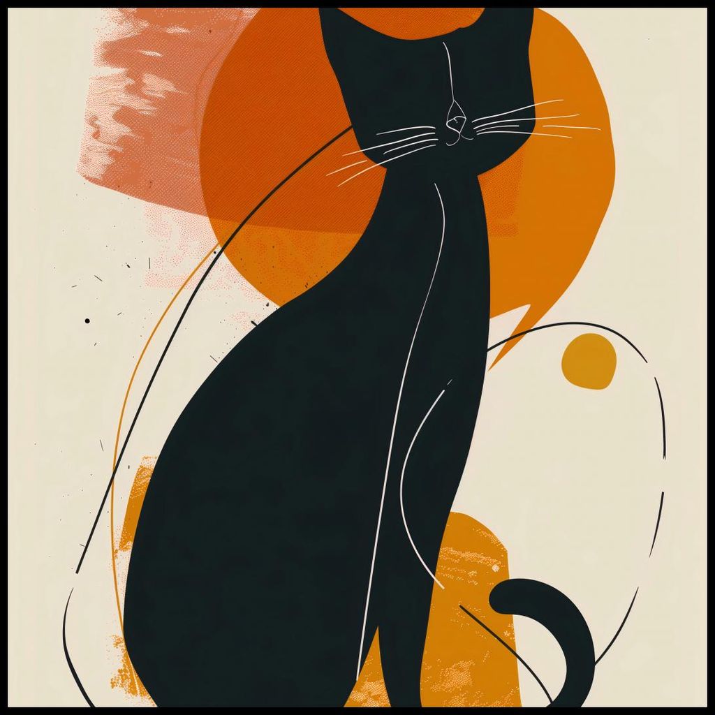 Plakat 90x90cm Kici Kici