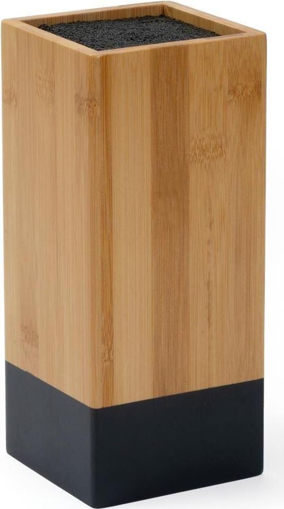 KESPER Porte-couteaux avec poils en plastique, bambou, brun Image du produit 