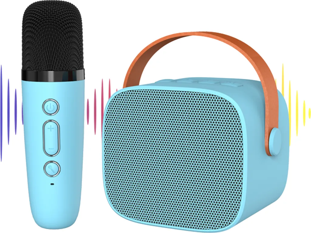 Speaker Karaoke P2 Blu Wireless - L'Accessorio Must-Have per le tue Feste