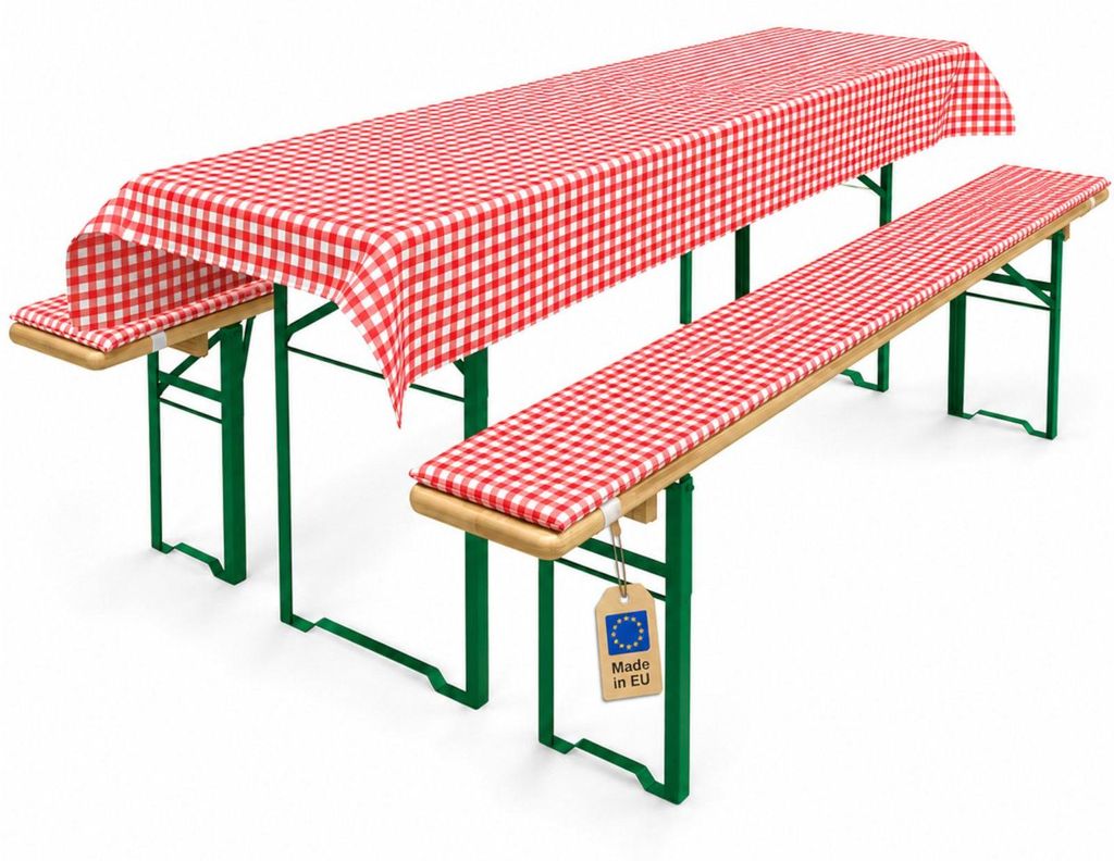 Auflagen für Bierzeltgarnituren Bierbankauflage Auflagenset Produktbild 