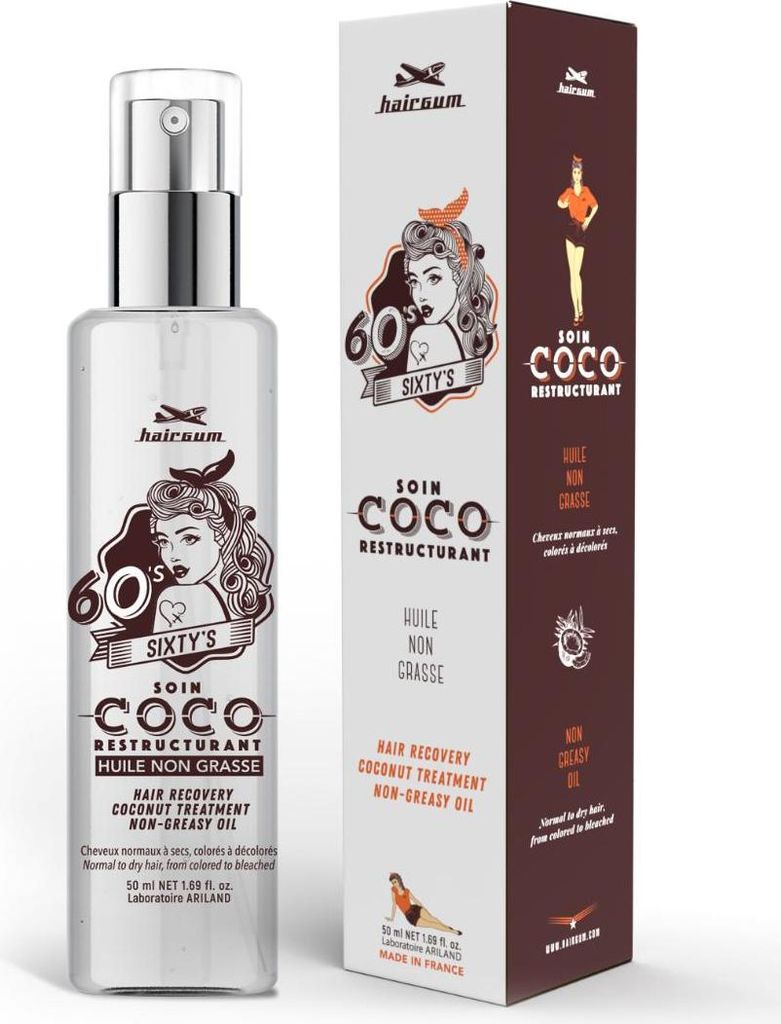 Hairgum Sixty's Recovery Coconut Oil 50ml