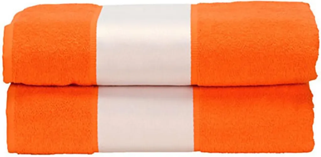 A&R AR087 | SUBLI-Me® Big Towel - Asciugamano da bagno - 100 x 210 cm - Colore: Arancione - Dimensioni: 100 x 210 cm