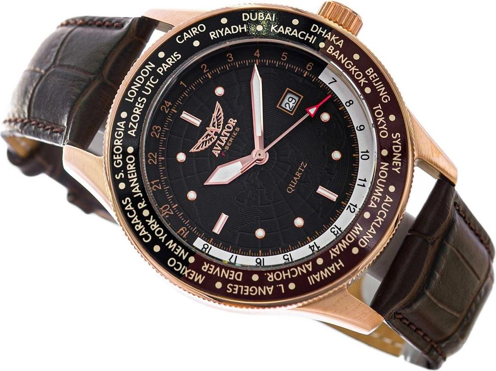 Aviator F-Series Pilot AVAW9494  Braun - Große one size Produktbild 