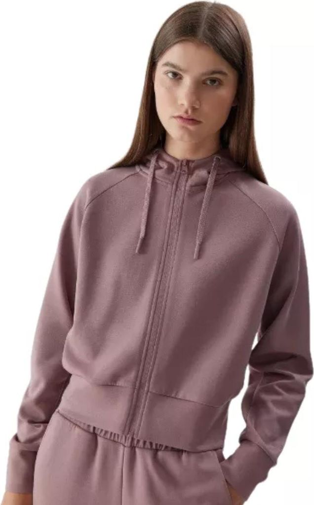 4F Damen Kapuzen-Sweatshirt Rosa Größe XS - Bequem & Stilvoll