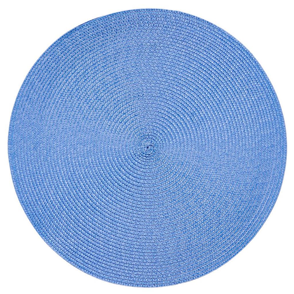 Platzset Polypro Bleu rund ca. 35 cm Ø abwaschbar Tischset Produktbild 