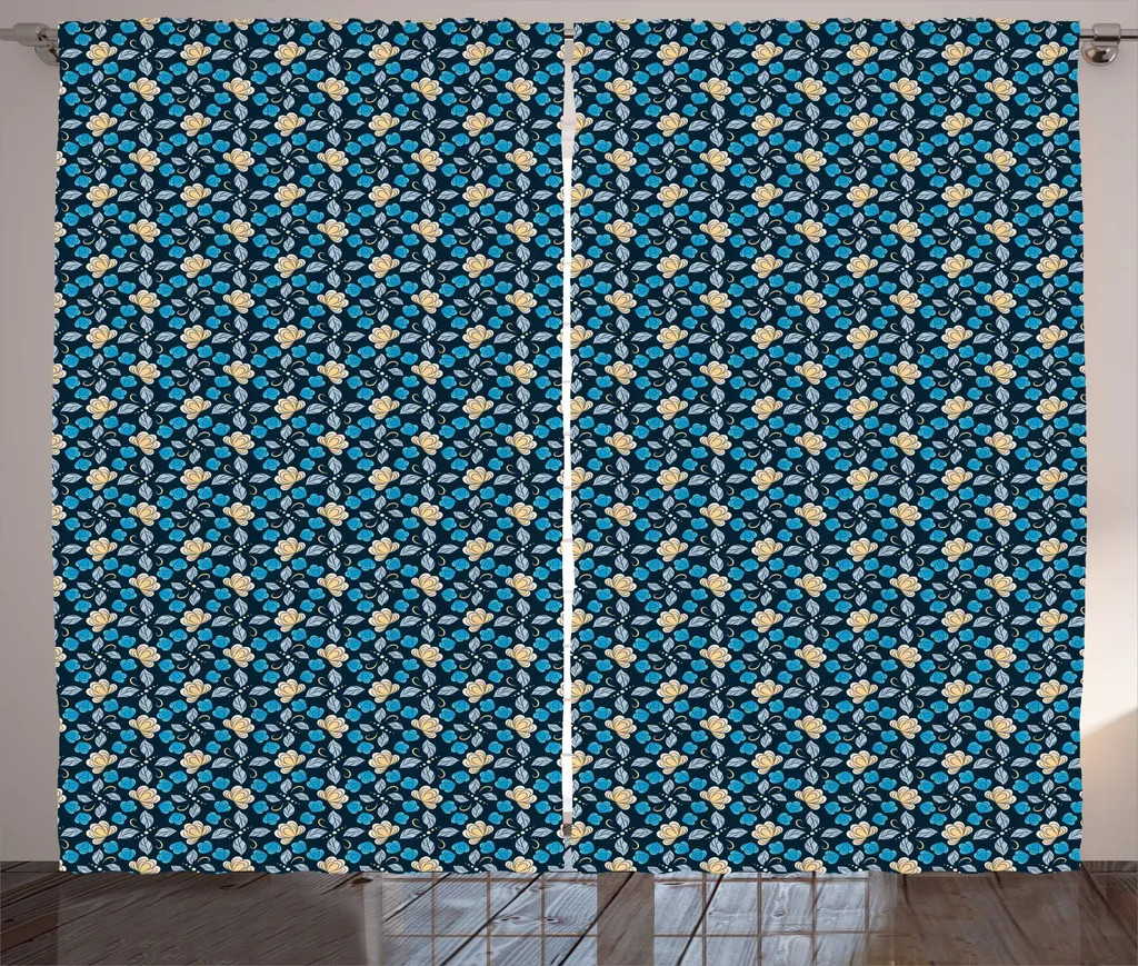 ABAKUHAUS Rideaux Rustiques Bohèmes Multicolore 280 x 225 cm Salon