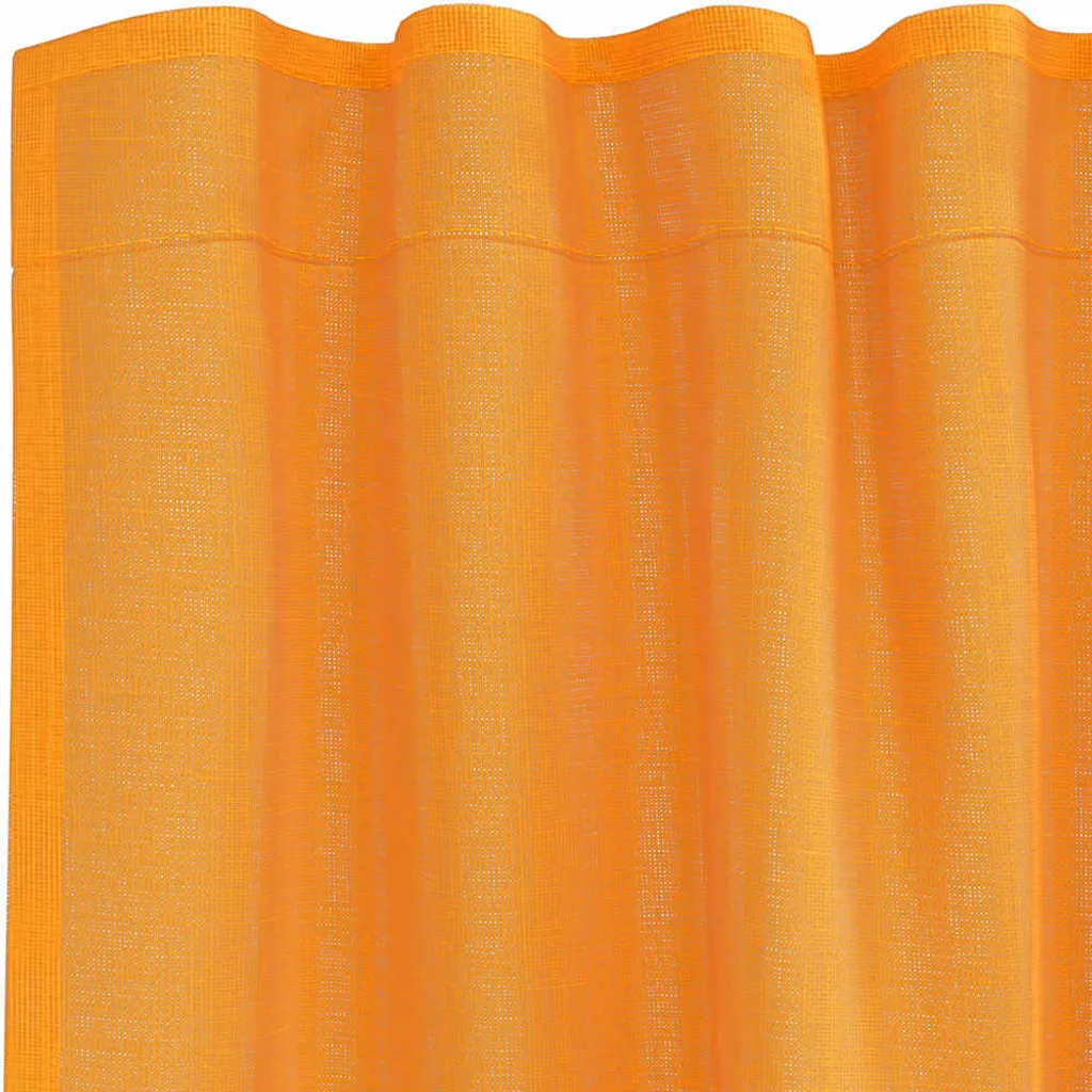 Rideau Voile Orange Cloris : Solution Vis-à-vis et Lumière Douce - 5