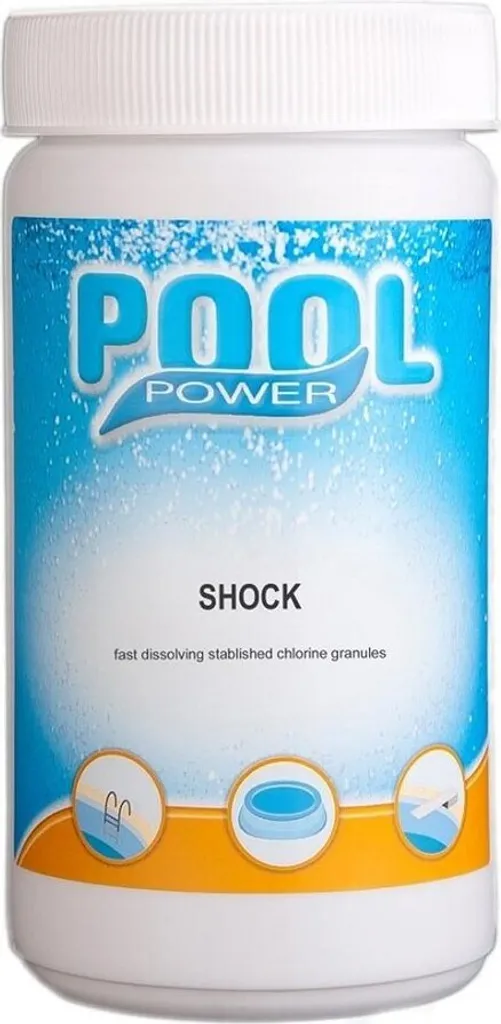 Chlore Choc Pool Power Shock 1kg en Granulés pour Traitement Curatif