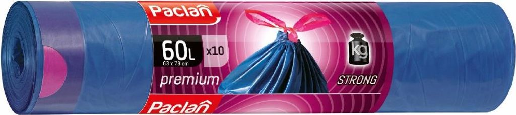 Paclan Premium Müllsäcke 60l 10 Stück 134554