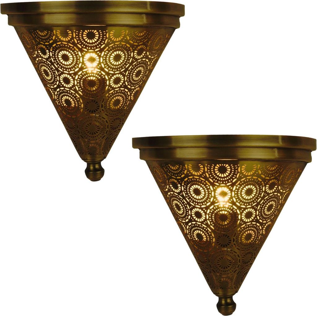 lot de 2 appliques orientales Applique murale Décoration Image du produit 