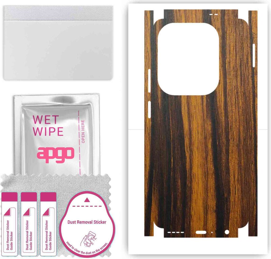 apgo Rückseite + Seiten Schutzfolie, Skin, kompatibel mit Infinix Hot 40, Hinten Displayschutzfolie aus Vinylfolie, kratzfest, einfache Montage - ...
