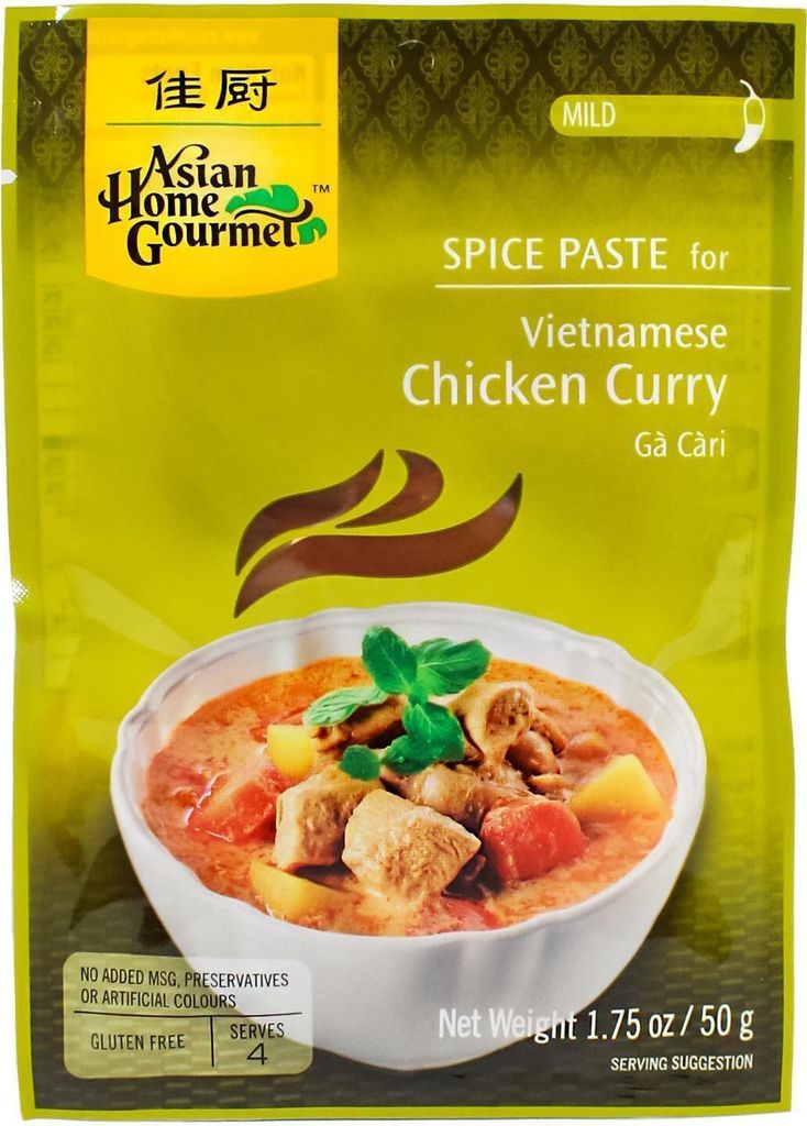 ASIAN HOME GOURMET Pâte d'épices pour curry de poulet Image du produit 