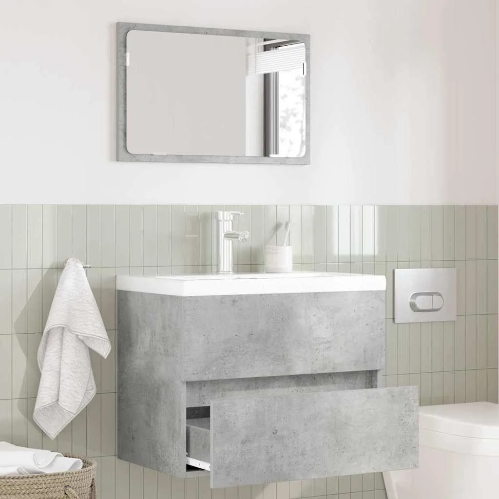 Maison Exclusive Mobile Bagno Cemento Grigio 60cm - Eleganza Moderna